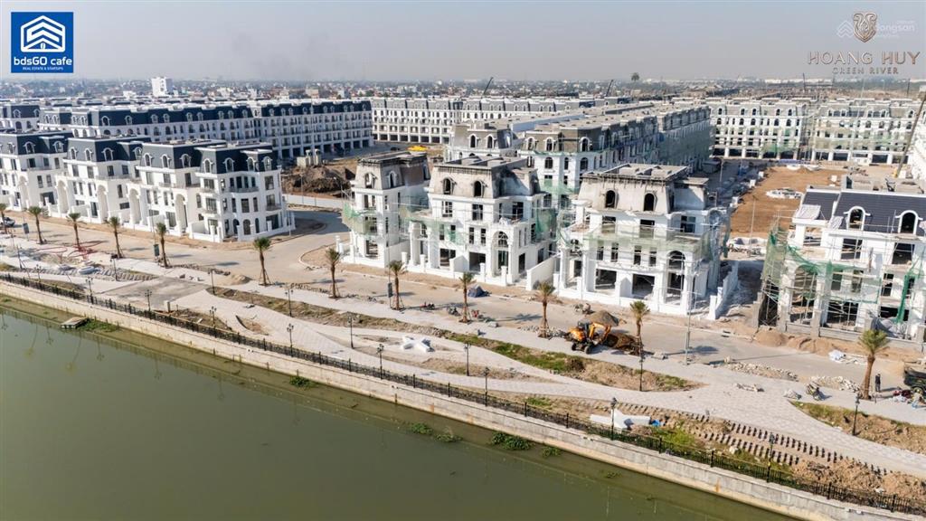 Siêu phẩm biệt thự diện tích 216m2, 2 mặt tiền ven sông hòn ngọc, dự án hoàng huy green river