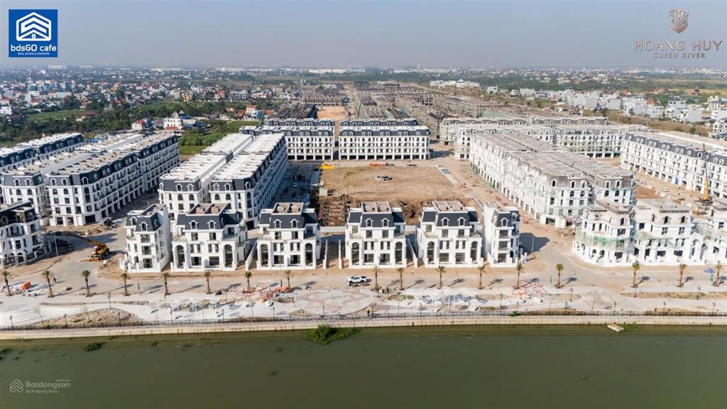 Siêu phẩm biệt thự diện tích 216m2, 2 mặt tiền ven sông hòn ngọc, dự án hoàng huy green river