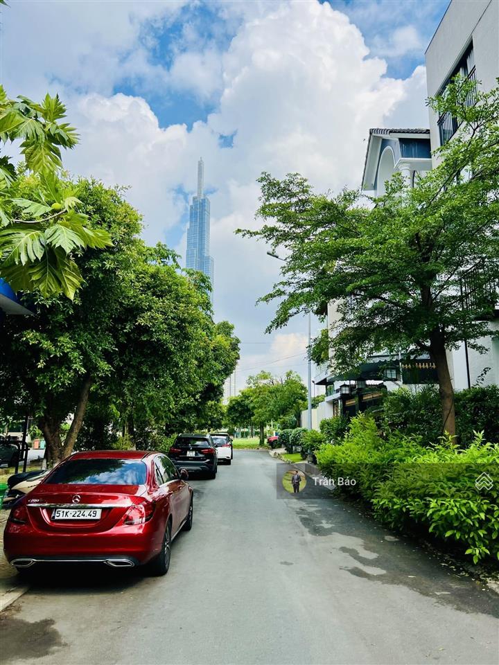 Chỉ 27 tỷ. có ngay khuôn biệt thự khu compound ven sông đường trần não, an khánh, quận 2. cn 140m2