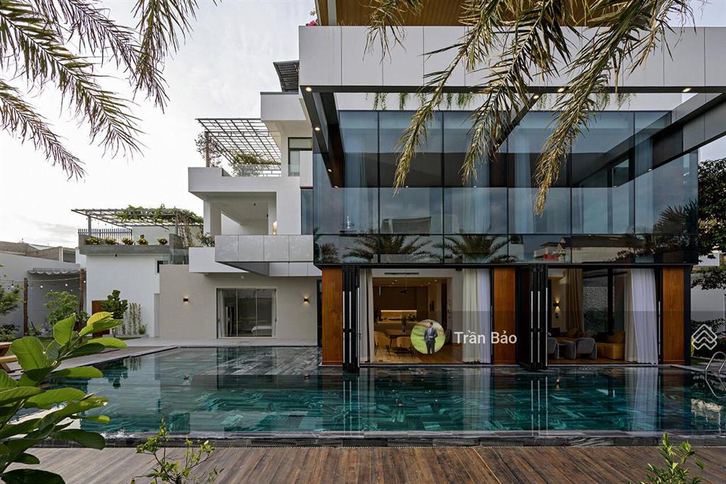 Bất động sản thượng lưu. biệt thự vip thủ thiêm villa  thạnh mỹ lợi q2. 25x22m cn 550m2. giá 92 tỷ
