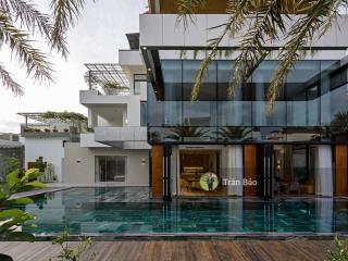 Bất động sản thượng lưu. biệt thự vip thủ thiêm villa  thạnh mỹ lợi q2. 25x22m cn 550m2. giá 92 tỷ