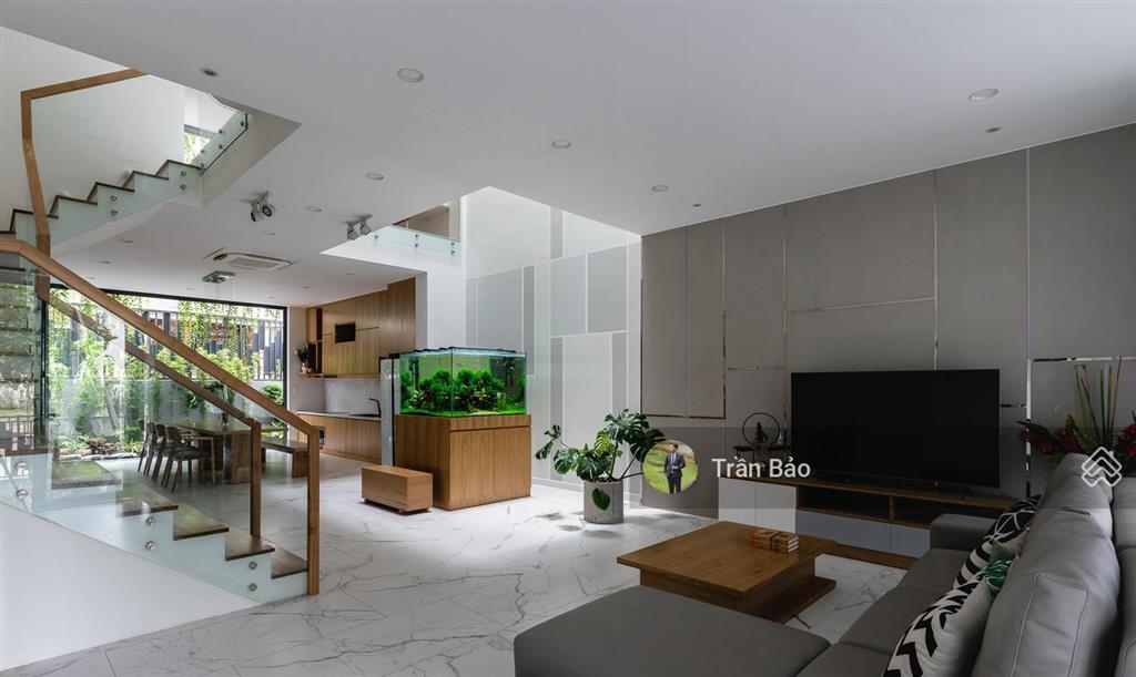 Tin thật 100%. nhà 4 tầng tại kdc viện kinh tế đường trần não  quận 2. 8x16m cn 128m. giá 21,5 tỷ