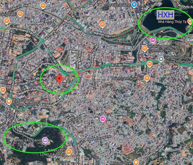 Đất vàng trung tâm tp đà lạt, dt sxd 2.836m2, vị trí đẹp xây hotel 3 sao & nhà hàng cafe