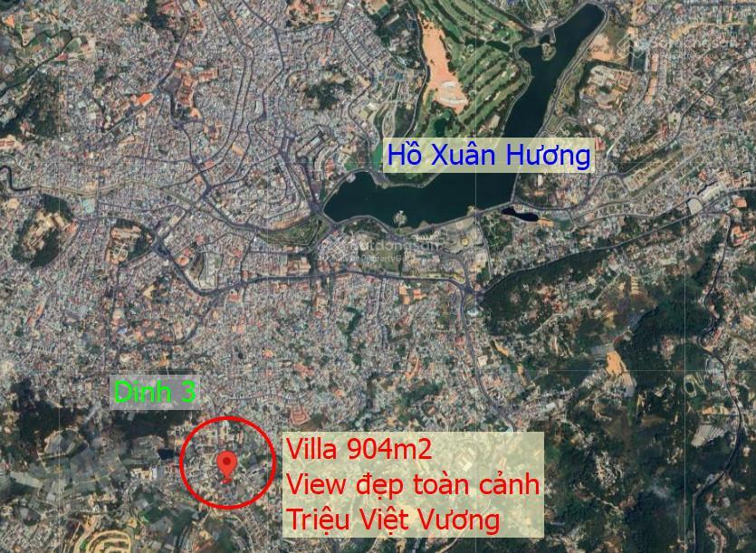 Biệt thự khách sạn mới, kiến trúc châu âu, gần dinh 3 bảo đại, view đẹp toàn cảnh, vị trí độc tôn