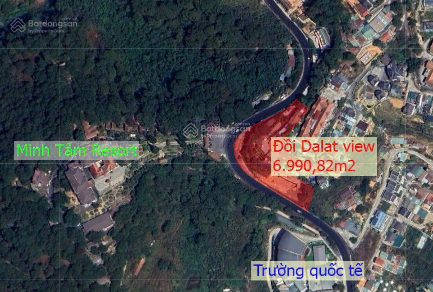 Đất đẹp xây khách sạn 5 sao, dt 6.990m2, dts 16.120m2, trung tâm tp đà lạt, view đẹp toàn cảnh