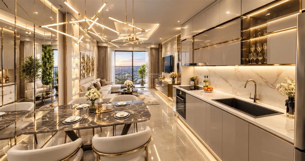 Căn góc eco palace 85,3m kết hợp không gian sống và tầm nhìn