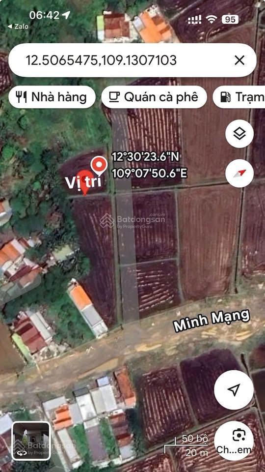 Bán lô đất ninh hiệp đường minh mạng ninh hòa  khánh hòa dt 86,7m2 chỉ 6** triệu