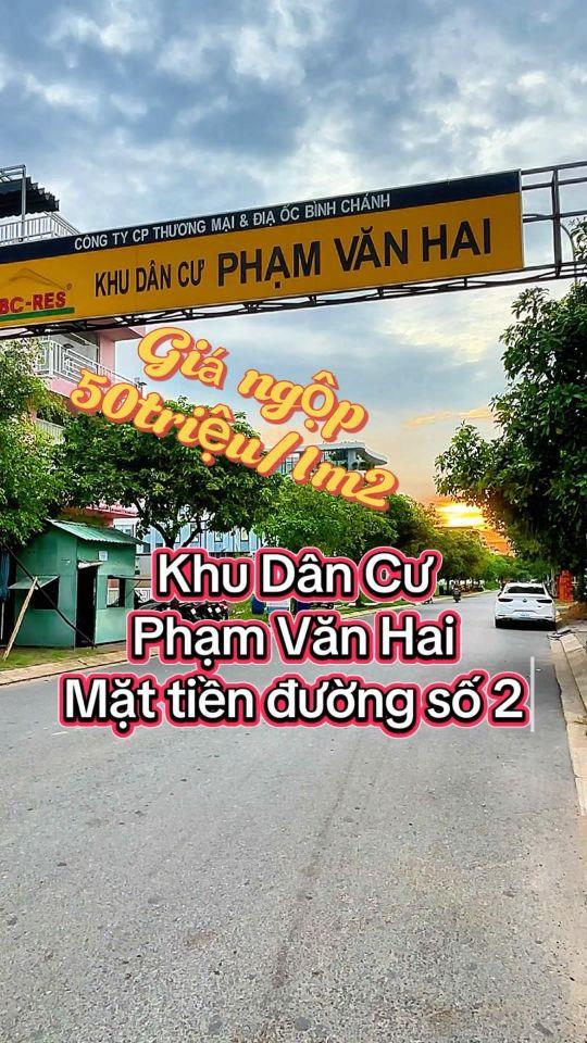 bán nhà KDC phạm văn hai đường số 4 giao đường võ văn vân sổ hồng hoàn công vĩnh lộc B