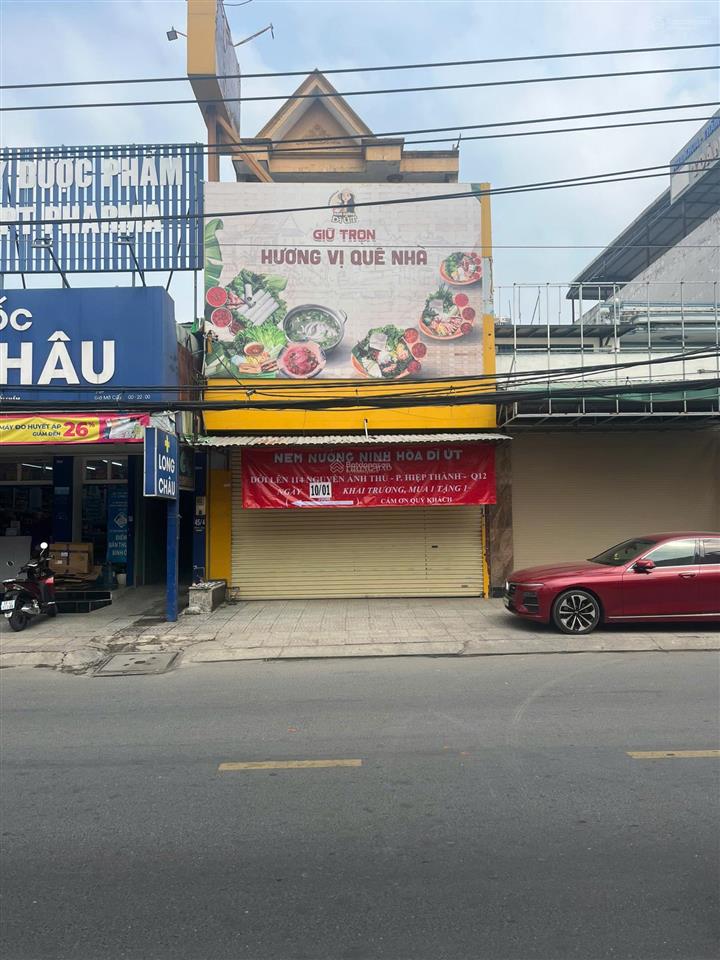 Bán nhà 1t2l, 6x26.2m, mặt tiền nguyễn ảnh thủ, p. hiệp thành, q12, thuê 45tr/th, thổ cư 100%