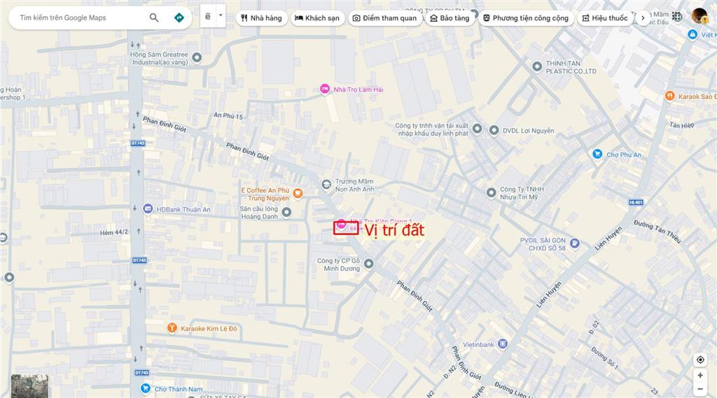 Bán dãy trọ 1t1l 5x30m, mặt tiền phan đình giót p. an phú gần chợ đông đô, thu 10tr/th