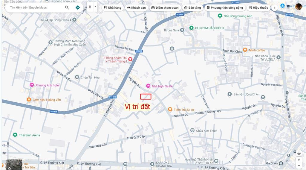Bán nhà 1t 1l và phòng trọ 5x32m, hẻm nguyễn du p. dĩ an, thu nhập 4tr/th