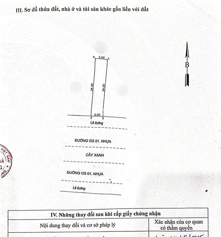 Bán nhà cấp 4 (5x24m), mặt tiền đường gs1, p. đông hòa, đang thuê 18tr/th