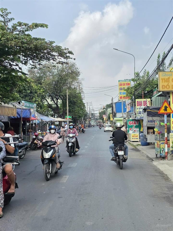 Bán đất 4.7x16.6m, mặt tiền an nhơn p. tân đông hiệp gần ngã tư chiêu liêu
