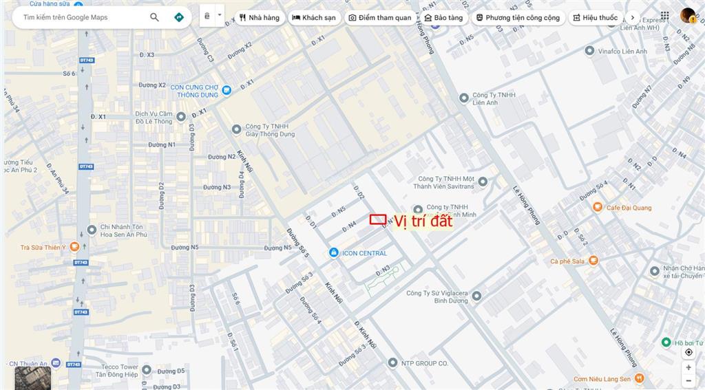 Bán căn góc mới 1t2l 4.514.5m, đường d2 kdc icon central p.tân đông hiệp