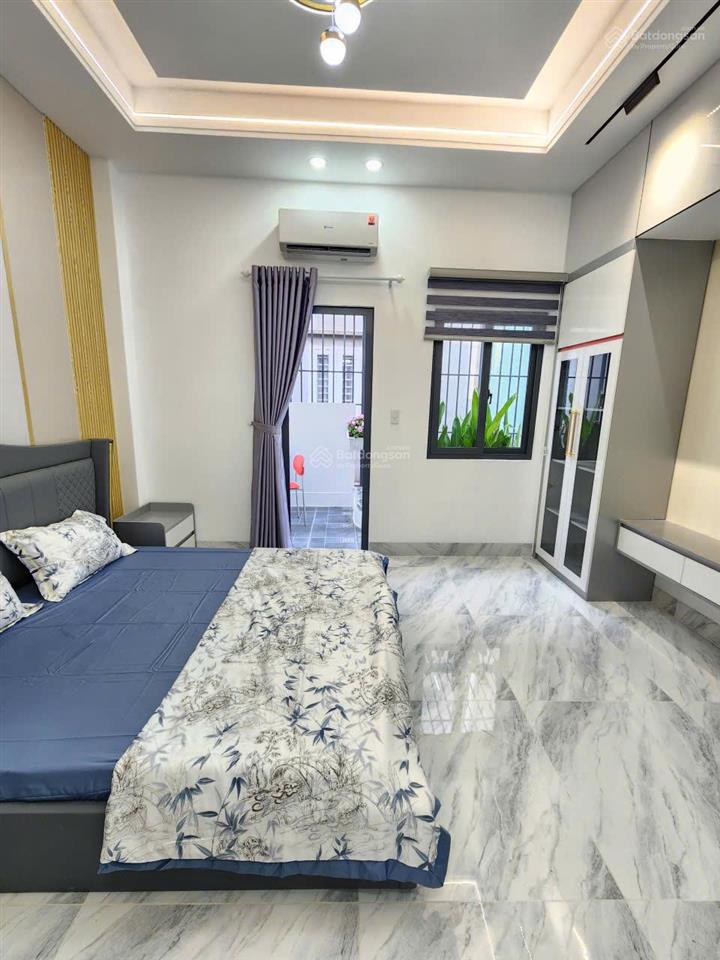 Bán nhà mới 1t2l 4.5x15m hoàn công, đường d1 kdc an phú 1 p. an phú, full nội thất