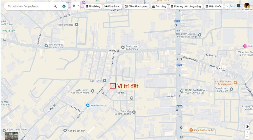 Bán nhà mới 1t2l 4.5x15m hoàn công, đường d1 kdc an phú 1 p. an phú, full nội thất