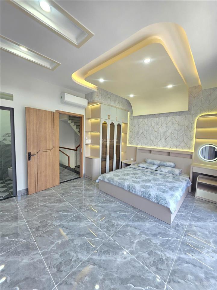 Bán nhà mới 1t3l 5x12.5m hoàn công, đường n2 kdc đông hòa c p. đông hòa, full nội thất