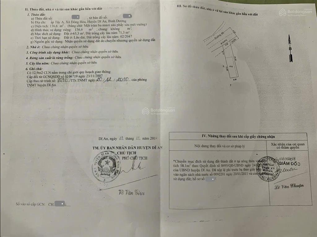Bán nhà 1t 1l 6x23m, mặt tiền đông minh gần chợ dĩ an 1 (kế công viên)