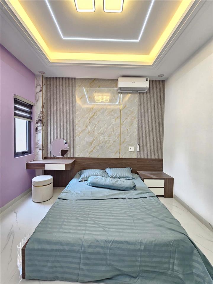 Bán nhà mới 1t2l 415.4m, mặt tiền bình chuẩn 36 (hoàn công, full nội thất, kinh doanh)