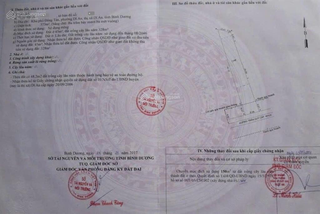 Bán đất 8.1x49m, mặt tiền trần quý cáp gần cụm trường cấp 1,2,3 dĩ an (giá rẻ)