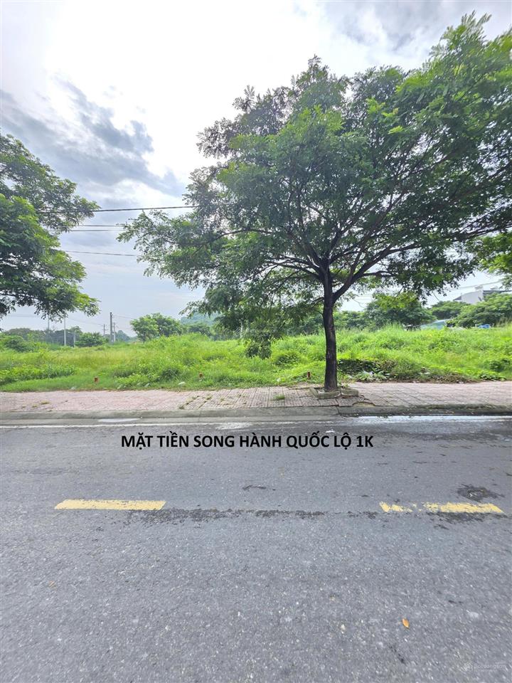 Bán đất 4x25m, mặt tiền song hành quốc lộ 1k (kinh doanh, không vướng, rẻ)