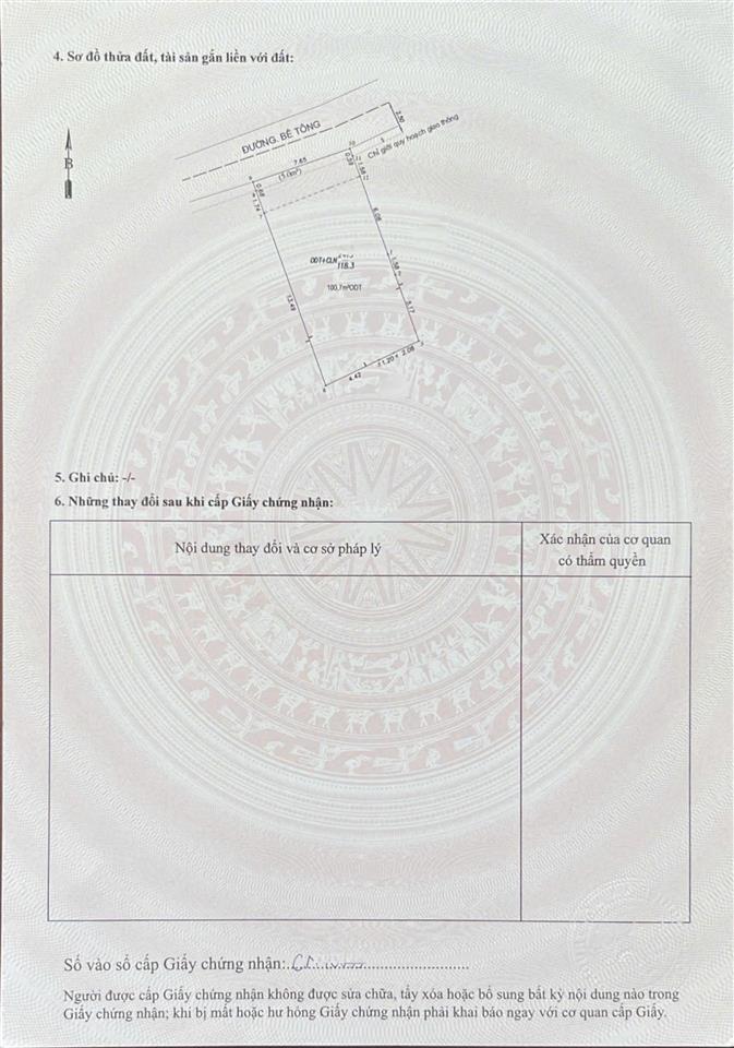 Bán nhà 1t1l 7.6x15.5m, hẻm hai bà trưng gần go dĩ an (thổ cư 85%, giá rẻ, thu 6.8tr/th)