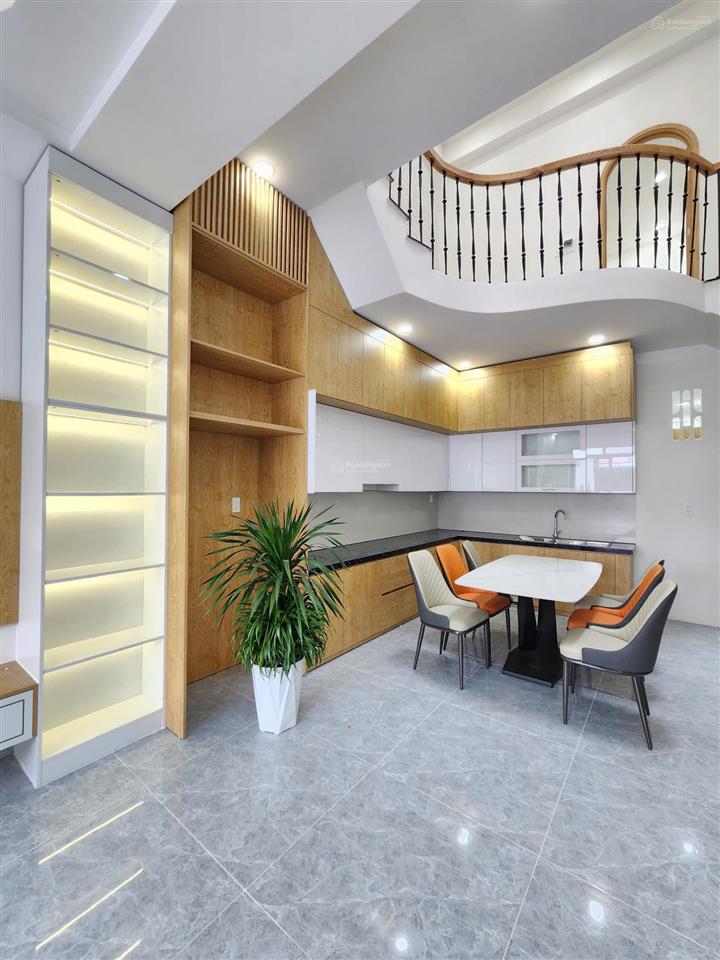 Bán nhà mới 1t2l 5x18.5m, đường số 1 kdc triệu hoàng long (hoàn công, full nội thất)