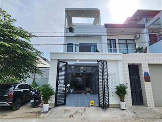 Bán nhà mới 1t2l 5x18.5m, đường số 1 kdc triệu hoàng long (hoàn công, full nội thất)