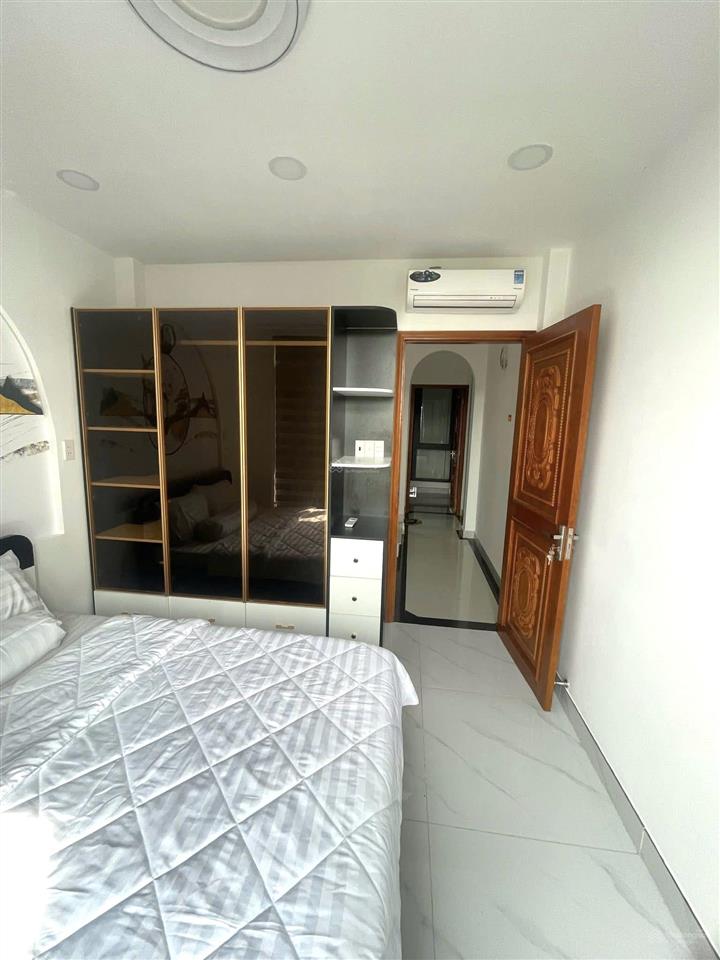 Full nội thất trệt lửng 4 lầu gồm 6pn 5wc hẻm xe hơi thống nhất p16 giá 19 triệu