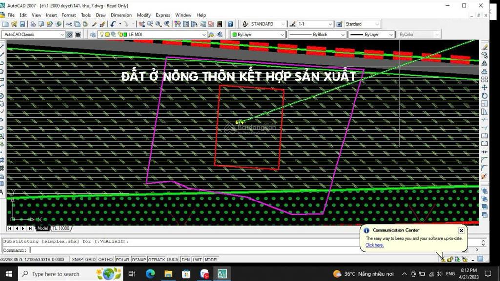 Chính chủ bán đất mặt kênh nhuận đức. dt 10038m² có 2.000m² thổ cư. phù hợp làm nhà vườn nghỉ dưỡng