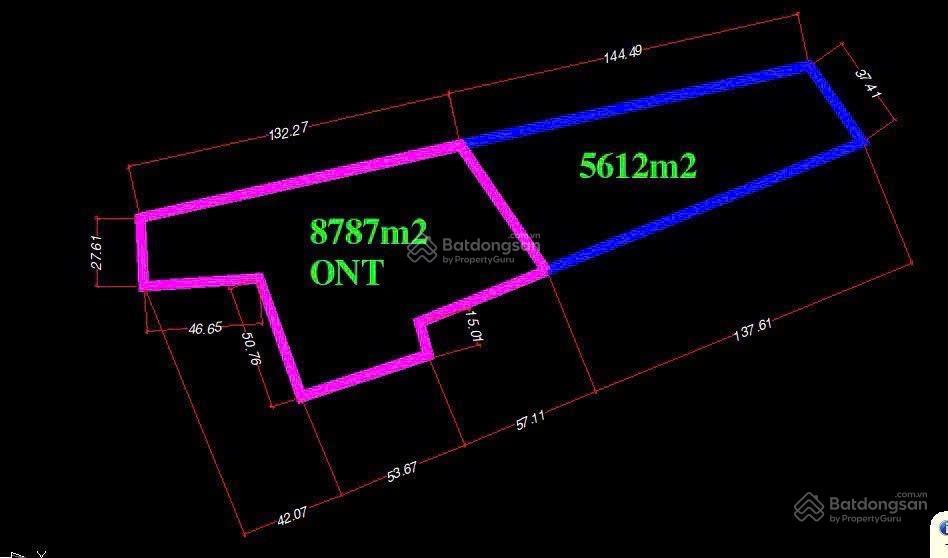 Bán đất xã an nhơn tây, củ chi. dt 14.399m2, cách chợ khoảng 2km