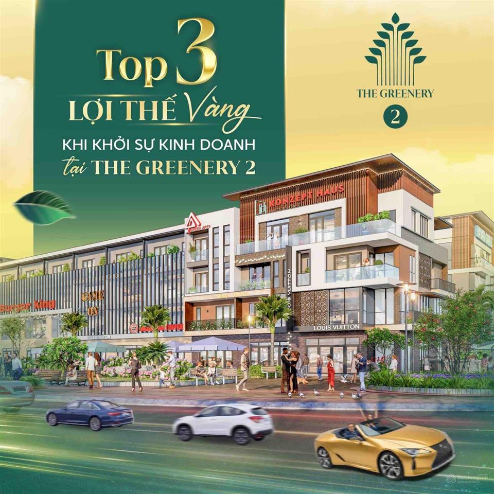 Ngay chân cầu nguyễn trãi.nhà phố 75m2 tại the greenery 2 hải phòng, giá nhô 5 tỷ