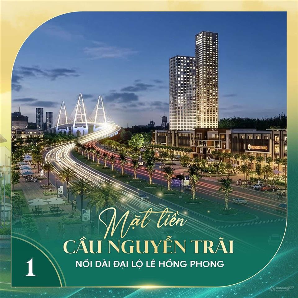 Ngay chân cầu nguyễn trãi.nhà phố 75m2 tại the greenery 2 hải phòng, giá nhô 5 tỷ