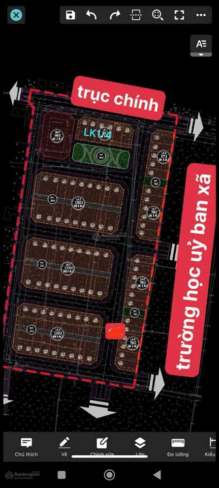 Chính chủ bán lô trục chính đấu giá chính lý. mặt tiền 7m, 128m².  0962 364 ***