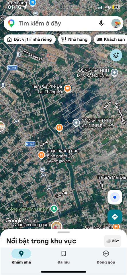 Đất thổ cư bán tại đường bình nhâm 19, phường bình nhâm, thành phố thuận an, bình dương