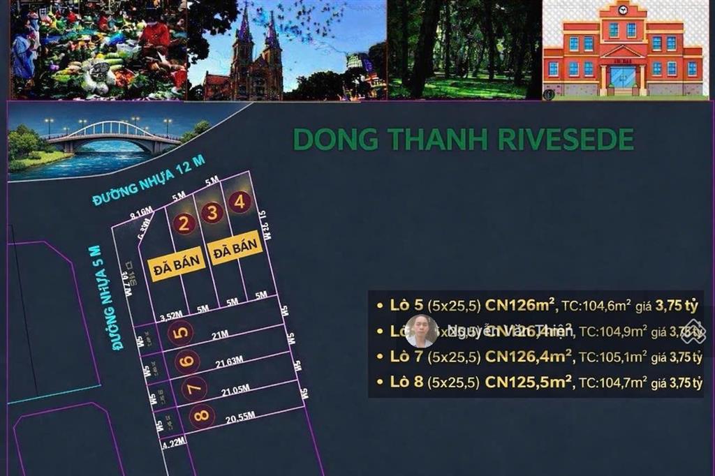 Chính chủ gửi đất 1/ đông thạnh 7 5x24m đường 6m thông