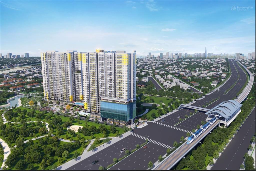 Giỏ hàng cđt bcon newsky mặt tiền quốc lộ 13 dưới chân trạm metro, thanh toán 170tr sở hữu