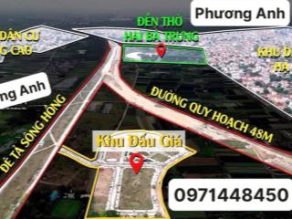 Đấu giá tráng việtgần cầu thượng cát  đang quy hoạch chợ hoa và chợ rau ngay sát cạnh.