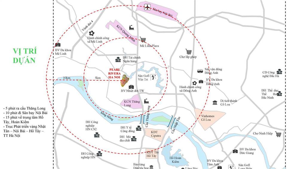 Sắp ra mắt kđt pearl rivera thành phố phía bắc thủ đô hà nội, kết nối vành đai 3 tuyến huyết mạch