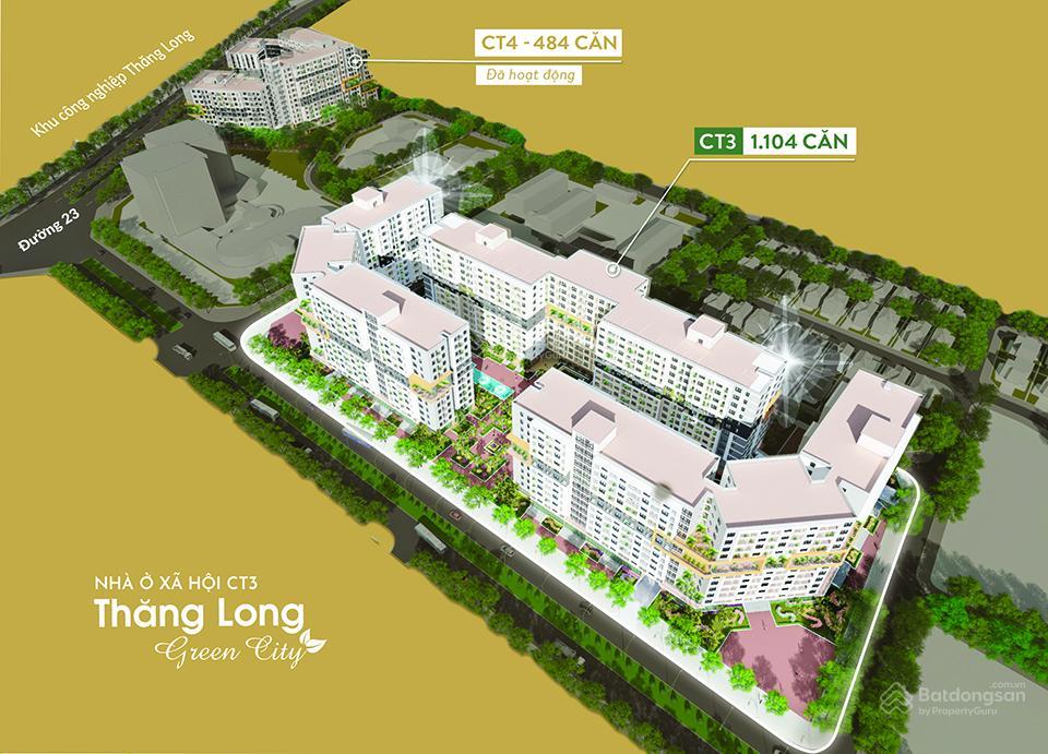 Căn thương mại chung cư ct3 kim chung, đối diện khu công nghiệp bắc thăng long. kí luôn. k cọc cạch