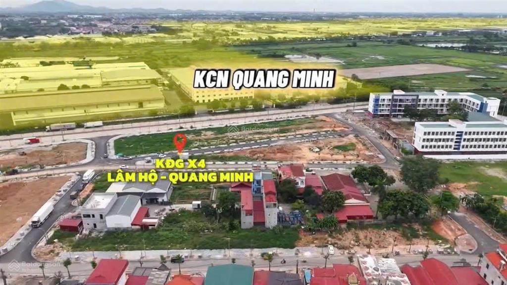 Bán đất đấu giá x4 lâm hộ quang minh, 85m2, trục kinh doanh gần kcn