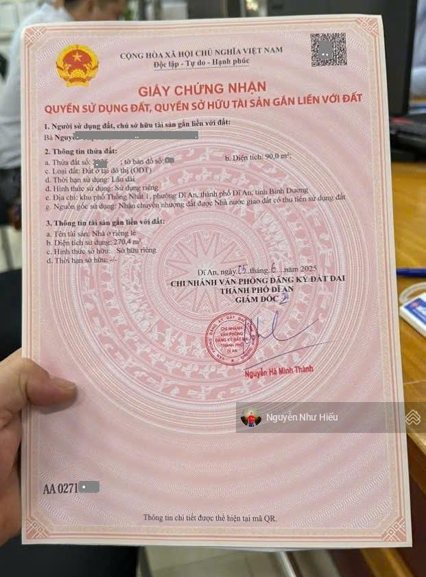 Bán nhà căn hộ dịch vụ, mt kinh doanh gần kcn sóng thần, p.dĩ an, tp.dĩ an