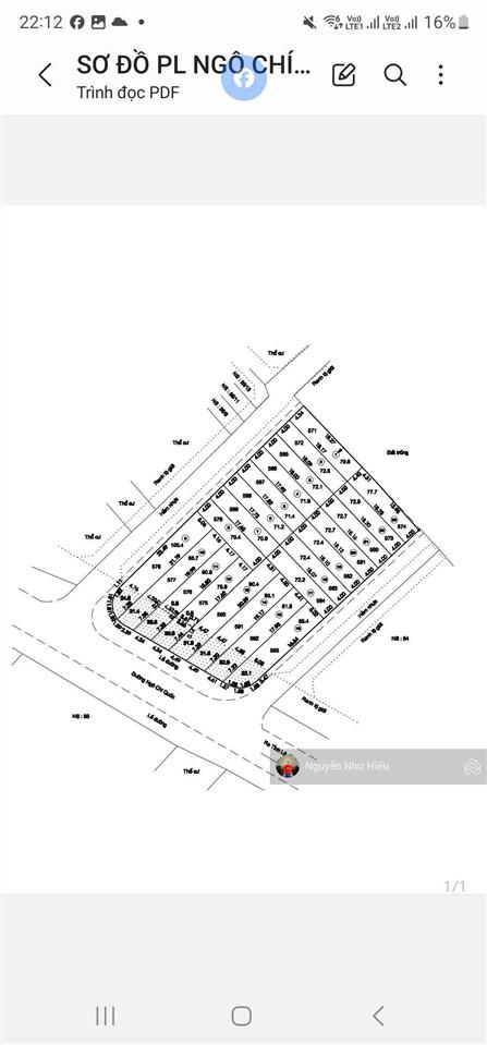 Bán lô đất mt đường ngô chí quốc gần cầu vượt gò dưa, p.tam bình, tp.hồ chí minh