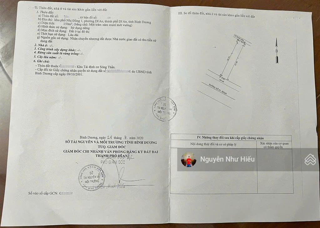 Bán nhà 1 trệt 1 lầu và dãy trọ, mt đường số 21 p.dĩ an, tp. dĩ an