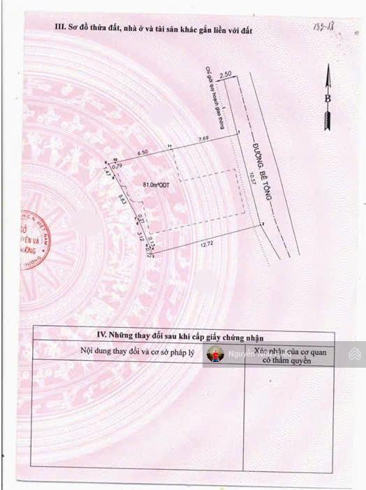 Bán đất ngang 10m giá 4,6 tỷ tl, gần đường lý thường kiệt 100m, p.dĩ an, tp.dĩ an