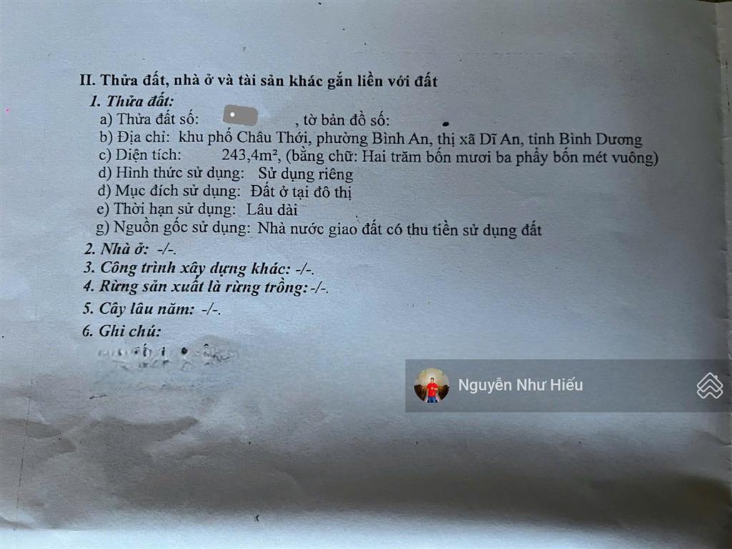 Bán nhà 1 trêt 1 lầu 1 tum góc 2mt kdc gần làng đại học p.bình an tp.dĩ an