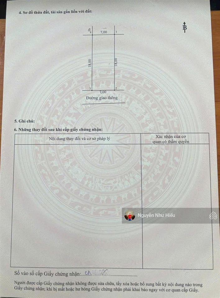 Bán đất ngang 7m tđc hóa an p.hóa an tp.biên hòa