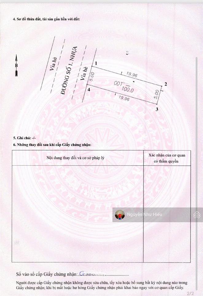 Giảm 400tr bán đất kdc đông hòa p. đông hòa tp. dĩ an