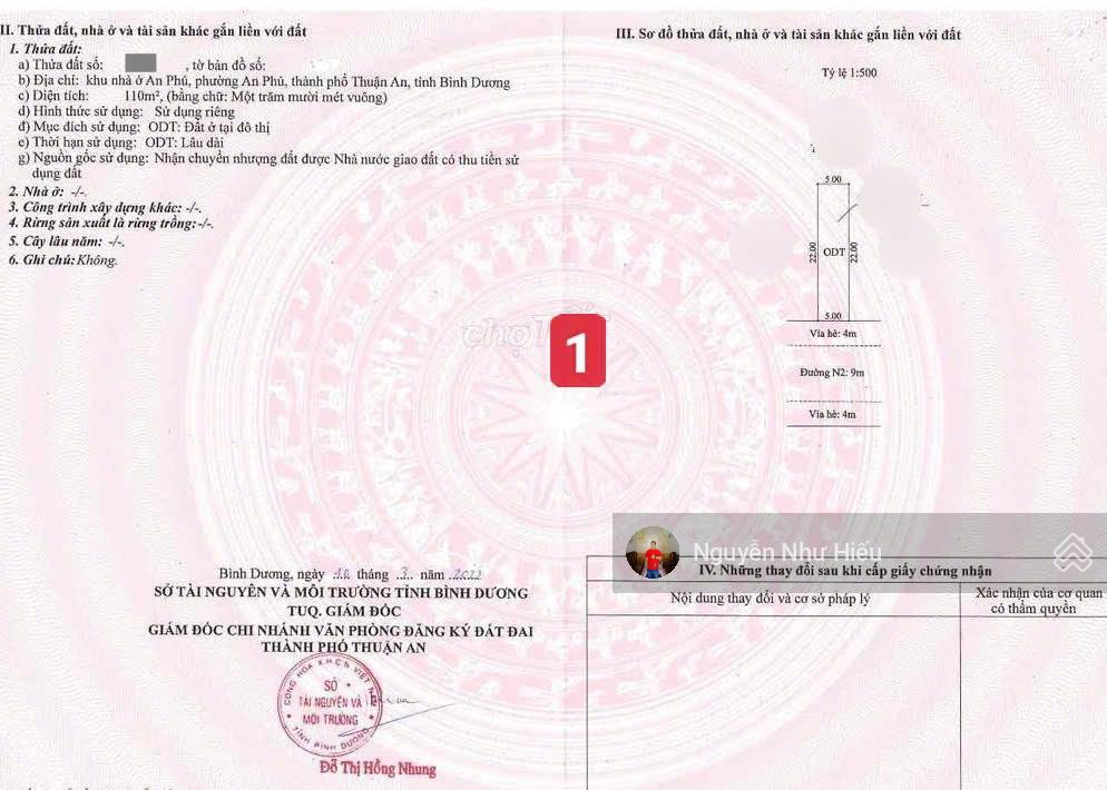 Bán đất trục chính kdc the sun city gần vòng xoay an phú 1,5km, p. an phú, tp. thuận an