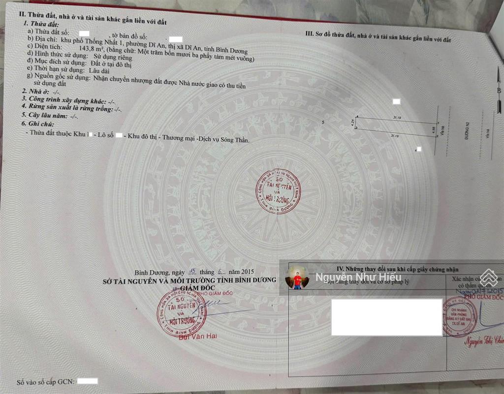Bán đất mặt tiền kd đường n2, giá tham khảo tốt trong khu vực kdc sóng thần b p. dĩ an, tp. dĩ an